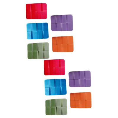 Toddmomy 10pcs Ultra-lightweight Outdoor Cushions Xpe Picnic Blanket Cushions for Garden Beach Camping