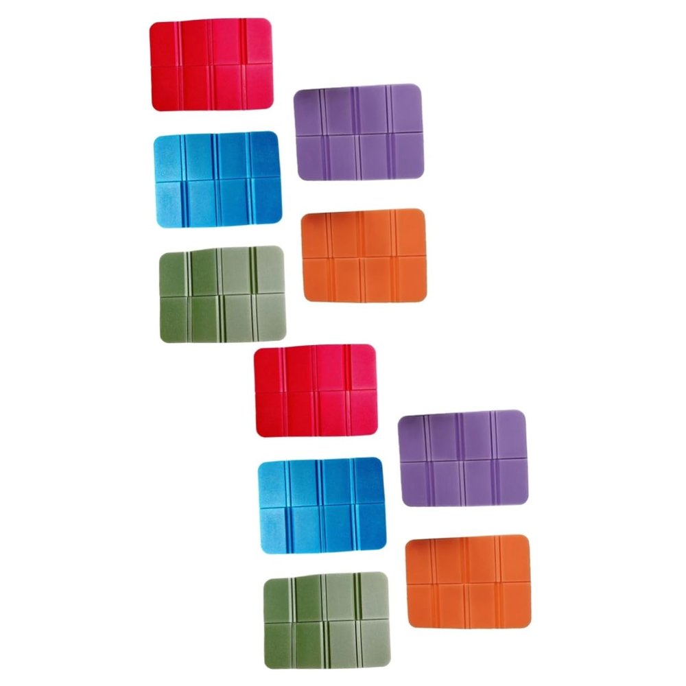 Toddmomy 10pcs Ultra-lightweight Outdoor Cushions Xpe Picnic Blanket Cushions for Garden Beach Camping