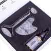 100% Real Crystal Jade Stone Roller and Gua Sha Set with Vitamin C Serum | Great for Eye Puffiness Treatment, Skin Tightening, Anti Aging, Rejuvenate Face & Neck | Great Gift for Women & Men (Crystal) view 2