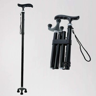 2 Pieces Anti Slip Quad Rubber Replacement Tip Base For Elderly Cane Walking Stick Crutches 7/8 Inches Present