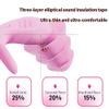 KAYLRE Earplugs Sleep Noise Cancelling Earplugs Noise Reduction Canceling Music Sleep Small Anti-Noise Ear Plugs Silicone Set Earplugs For Sleep (Size : 2) view 3