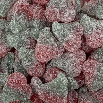 Fizzy Twin Cherries 700g Re-Sealable Pouch by The Gourmet Sweet Company
