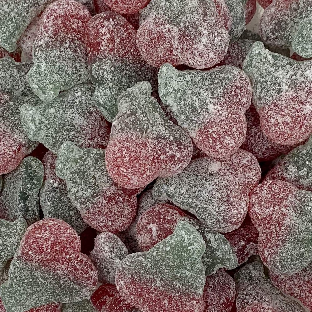 Fizzy Twin Cherries 700g Re-Sealable Pouch by The Gourmet Sweet Company