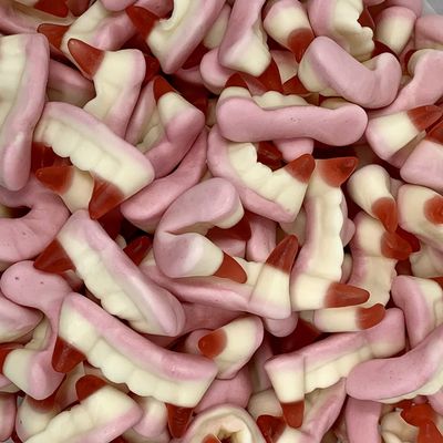 Mini Teeth Fangs 700g Re-Sealable Pouch by The Gourmet Sweet Company