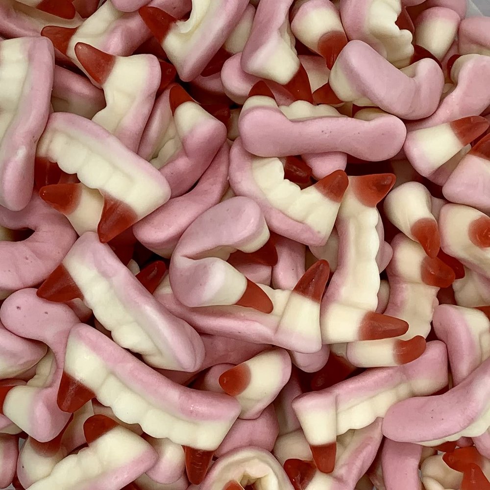 Mini Teeth Fangs 700g Re-Sealable Pouch by The Gourmet Sweet Company