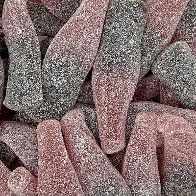 Giant Fizzy Cherry Bottles 700g Re-Sealable Pouch by The Gourmet Sweet Company
