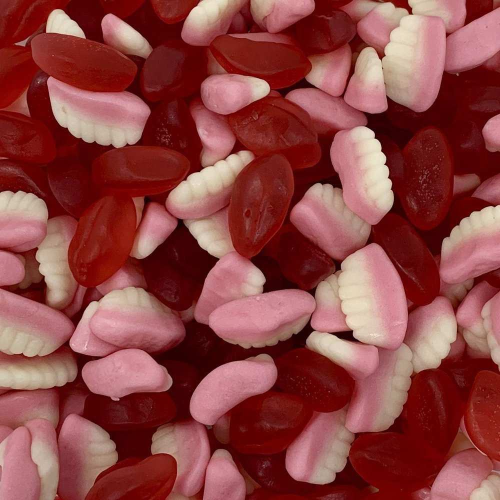 Teeth & Lips 700g Re-Sealable Pouch by The Gourmet Sweet Company