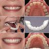 2Pairs Smile Fake Teeth Braces False Teeth Whitening Teeth Snap on Veneers Teeth Comfortable Flex Perfect Veneers White Clip in Veneers Teeth for Men view 4