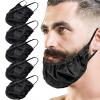 5-Piece Men's Beard Bandana - Men's Oil Resistant, Shaving Apron - Protect and Keep Beard Clean view 1