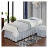 Massage Table Sheet Set Massage Table Sheet Sets Pure Color Breathable Cotton Beauty Bed Cover 4-Piece Simple Salon Bedspreads 185x70cm(73x28inch) Beauty Bed Cover Massage Salon Bed Bedspread with view 1