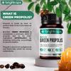 Bee Health Propolis | Brazilian Green Propolis | 87% Dry Extract | Immune System Booster | High Artepillin C - Immunity Support | 54mg Phenolic Compound & 21mg Flavonoids view 2
