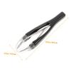 minkissy 4pcs Automatic Retractable Eyebrow Tweezers Eyebrow Hair Remover Precision Slanted Tweezers Modern Design Random Color view 2