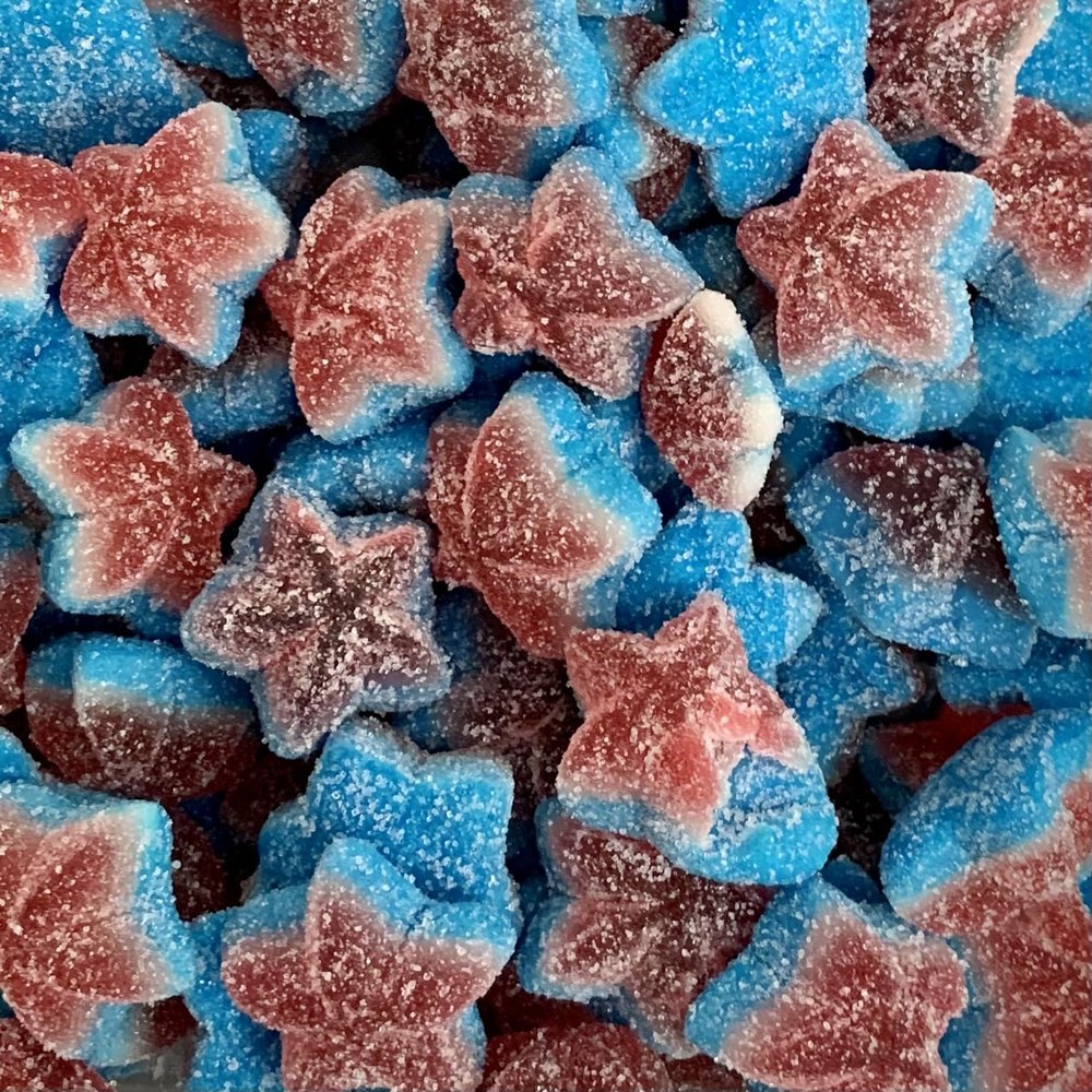 Fizzy Starfish 700g Re-Sealable Pouch by The Gourmet Sweet Company