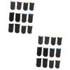 Healeved 12pairs Professional Finger Sleeves for Mobile Games Breathable Skid Thumb Covers Gaming Supply Random Color view 1