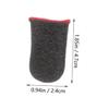 Healeved 12pairs Professional Finger Sleeves for Mobile Games Breathable Skid Thumb Covers Gaming Supply Random Color view 2