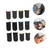 Healeved 12pairs Professional Finger Sleeves for Mobile Games Breathable Skid Thumb Covers Gaming Supply Random Color view 3