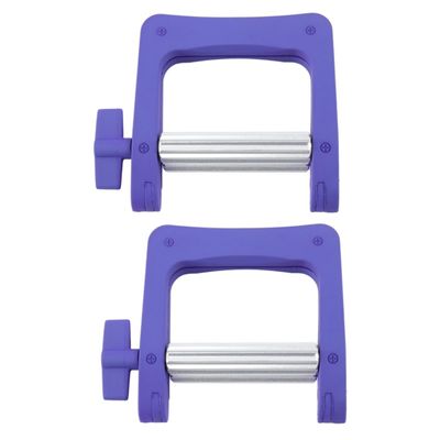 Alipis 2pcs Manual Toothpaste Squeezer High-end Metal Toothpaste Extruder for Squeezing Every Drop During Dental Hygiene Routine