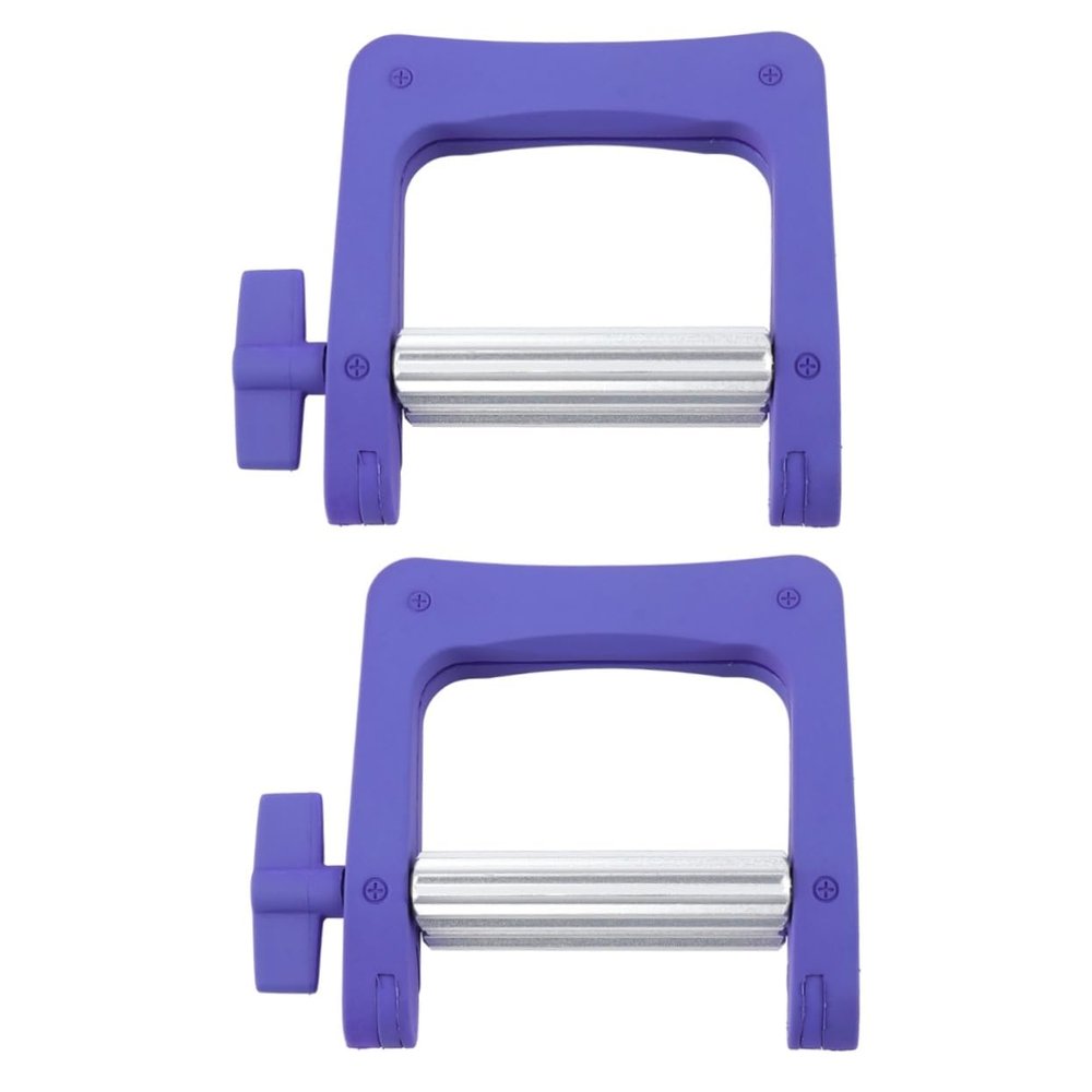 Alipis 2pcs Manual Toothpaste Squeezer High-end Metal Toothpaste Extruder for Squeezing Every Drop During Dental Hygiene Routine