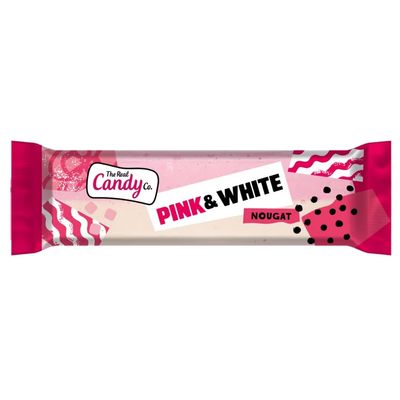 Real Candy Company Pink and White Nougat 130g