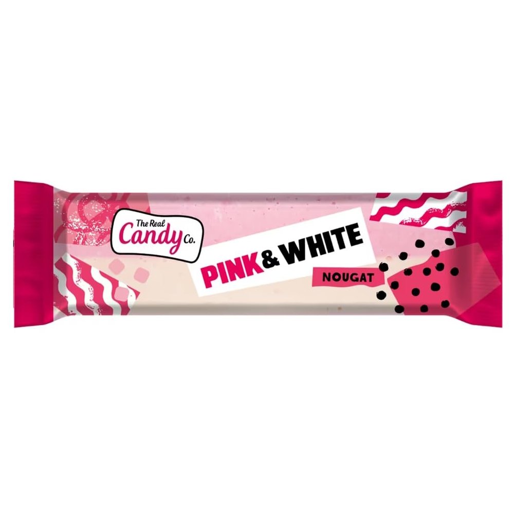 Real Candy Company Pink and White Nougat 130g