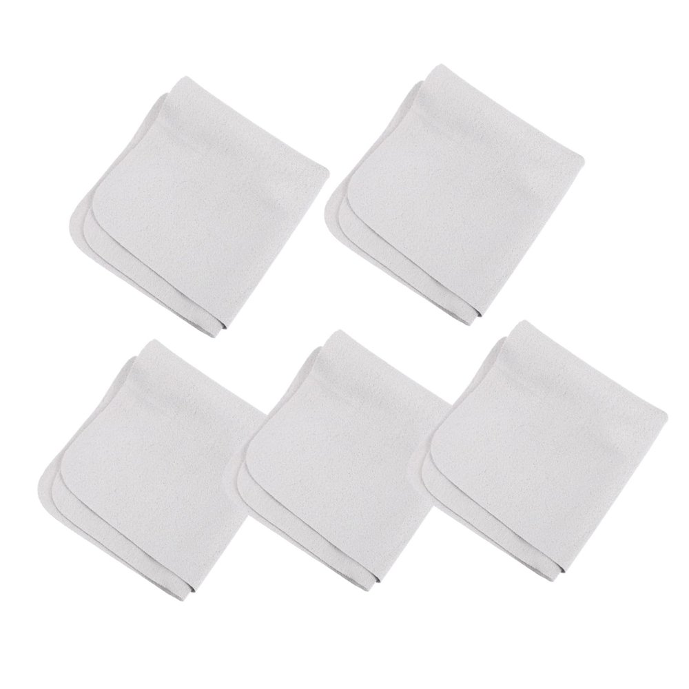 FOYTOKI 5pcs Fog Eyewear Cleaning Cloth Portable Glasses Wipes Lens Wiping Cloth for Daily Use