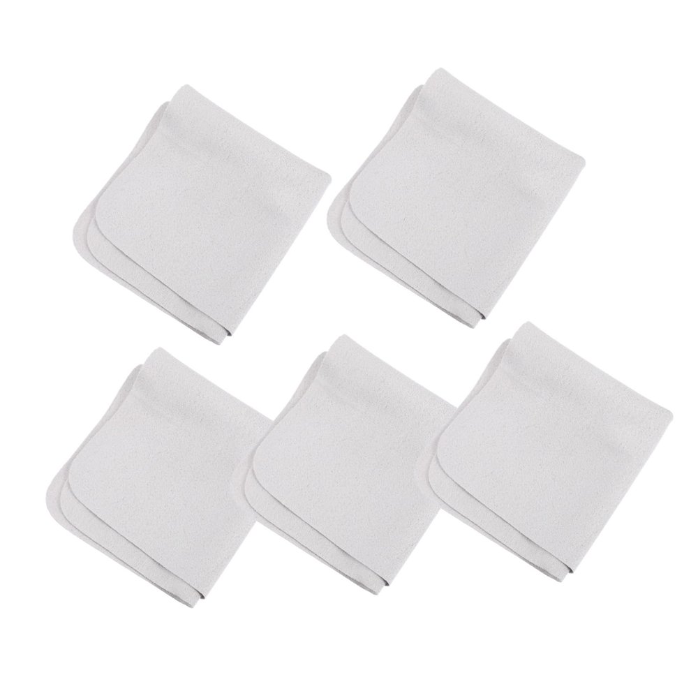 LALAFINA 5pcs Fog-Resistant Glasses Cleaning Cloth Watch Wiping Cloth for Eye Glasses Outdoor Use