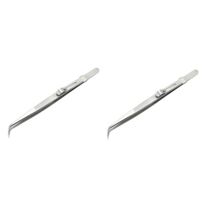 Beavorty 2pcs Thickened Pointed Tweezers Kit Jewelry Making Pliers Professional Tweezers for Eyelashes DIY Manicure Tool