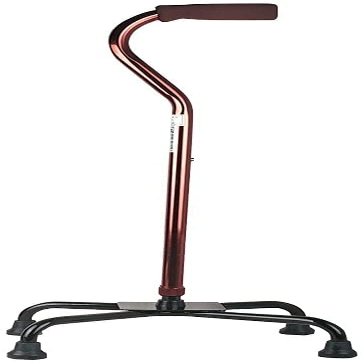 SilteD Pedestrian - Men Ms - Four Feet Adjustable Old Man Crutch Walking Stick -Light Durable Walker Present