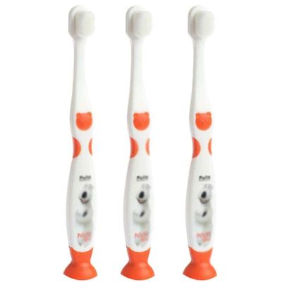 Compact Nano Kids Toothbrush with 10000 Bristles, Manual Toothbrush for Fragile Gums, Pack of 2 Toddler Toothbrush Ages 2-6 Ergonomic