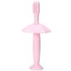 Compact Soft Silicone Toothbrush, Manual Toothbrush with 1 Replaceable Brush Head, Portable Toddler Toothbrushes Ages 1-3 Ergonomic view 1