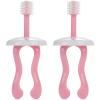 Compact 360 Soft Silicone Kids Toothbrush, Unique Design Manual Toothbrush, Toddler Toothbrush Suitable for Ages 1-3 Ergonomic view 1