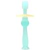 Compact Unique Kids Toothbrush, Toddler Toothbrush Ages 6-24 Months, 360 100% Food Grade Soft Silicone Manual Toothbrush Ergonomic view 1