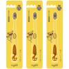 Compact Kids Toothbrush withSoft Bristles, Toddler Toothbrush Ages 2-12, 3 Pack Manual Toothbrush for Healthy Teeth & Gums Ergonomic view 1