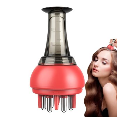 Hair Oil Applicator Bottle for Scalp - Anti-Leak Oil Comb Rollerball Hair Oil Applicator, Portable Scalp Massager, Hair Growth Applicator, Hair Oil Applicator, Hair Care Tool for Pologmase