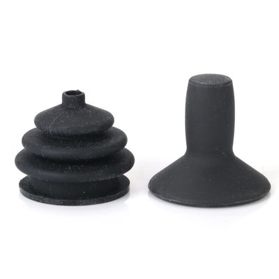 2 Pcs Joystick Controller Knob and Gaiter,Joystick Gaiter Rubber Joystick Controller Knob for Electric Wheelchairs Powerchair Mobility Aid,Dust Cover Set Accessories Black (1 Set)