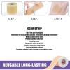 Vomeko Reusable Silicone Scar Sheets, Breathable Scar Strips,Medical Grade Treatment for Surgical Scars, C Section, Acne view 4