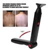 Graootoly Electric Back Hair Trimmer USB Folding Double-Sided Body Hair Removal Tool Safety Back Machine for Shaving view 2