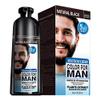 Graootoly Permanent Beard Shampoo for Men Beard Dying Removal White Grey Beard Hair Men Beard Shampoo 200ML view 1
