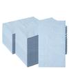 100 Pieces 3-ply Blue Napkins Disposable 13 x 15.7 Inches Guest Bathroom Napkins Dessert Napkins Disposable Hand Towels for Bathroom Wedding Birthday Party Paper Dinner Napkins view 1