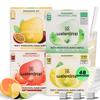 waterdrop Microdrink Tropical Fruit Set - 48 Water Flavouring Hydration Tablets, Flavoured Water Cubes in Grapefruit, Lime, Passionfruit & Ice Tea Lemon Flavours, Vitamin C & B, Vegan, Sugar Free view 1