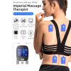 NGARY TENS Unit Muscle Stimulator, 5 Modes 4 Pads Rechargeable Tens Stimulator Machine, Electronic Pulse Massager, 10 Level Intensity Adjustable, for Back, Neck, Sciatica, Shoulder Pain Relief view 2