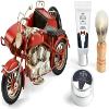Luxurious Vintage Motorbike Shaving Set - Aftershave, Shaving Soap, Shaving Brush view 2