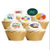 24 Pre-Cut Round Maths Mathamatics School Themed Edible Wafer paper Cake Toppers Decorations view 1