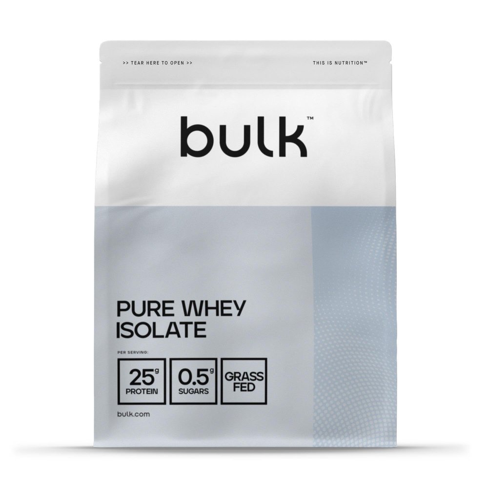 Bulk Pure Whey Isolate 90 | White Chocolate | 25g Protein per Serving | Ultra-Filtered Whey Isolate | Low Sugar | Low Fat | Fast Absorption | Supports Muscle Maintenance | 500 g | High Protein Shake