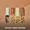 Bulk Macro Munch Protein Bar | Chocolate Hazelnut | 12 x 62g | 20g High Protein | Low Sugar | 6.7g Fibre | Soft-Baked Triple Layer | Healthy Snack Bar Gym | Fitness | On-the-Go | Vegetarian view 4