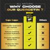 Pure Bio Quercetin 500mg - High Strength Quercetin Capsules - Antioxidant & Flavonoid Quercitin Supplement - Natural Support for Cellular Protection & Vitality - 180 Vegan Capsules view 3
