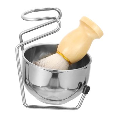 Beavorty Stainless Steel Dish Rack for Beard Brush Stand Including Brush Stand Supply Use in Bathroom