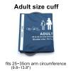 Universal NIBP Cuff with BP12 Connector for Adult, 25-35 cm Reusable Single Tube PU Replacement BP Cuff with Inner Airbag for Blood Pressure Monitor Machine view 3