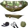 JOEBO Hammock with Mosquito Net, 2 Person Outdoor Travel Hammock Lightweight Nylon Portable Hammock with Net and 2 x Tree Straps for Camping Hiking /119 view 1