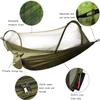 JOEBO Hammock with Mosquito Net, 2 Person Outdoor Travel Hammock Lightweight Nylon Portable Hammock with Net and 2 x Tree Straps for Camping Hiking /119 view 3